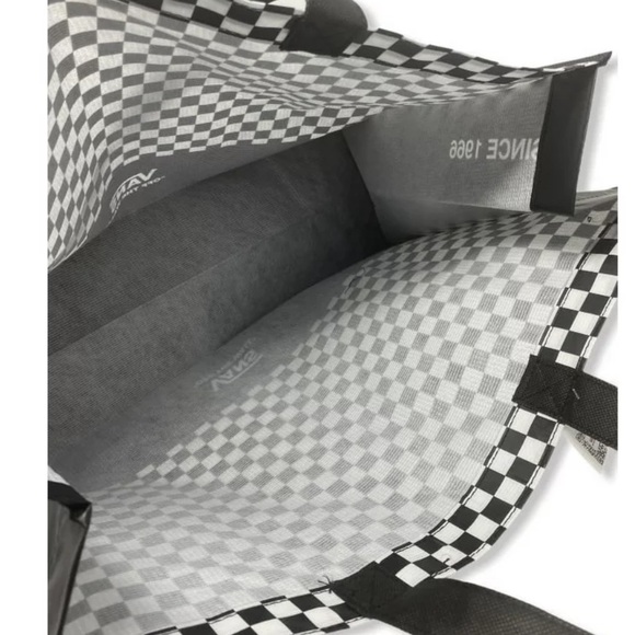 New With Tags Vans Bag Unisex Original Black And checkered . - Picture 7 of 13
